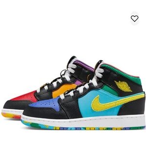 GS) Air Jordan 1 Mid GS 'Six Championships'